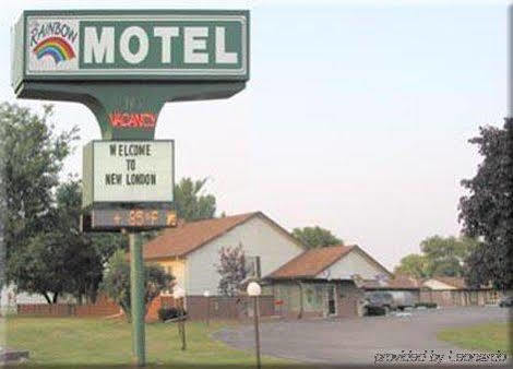 Rainbow Motel New London Exterior foto